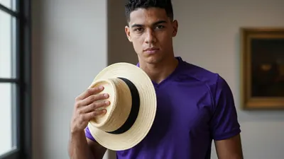 Luton Town FC have revealed a purple third shirt, inspired by the town's hat-making heritage and featuring a boater...