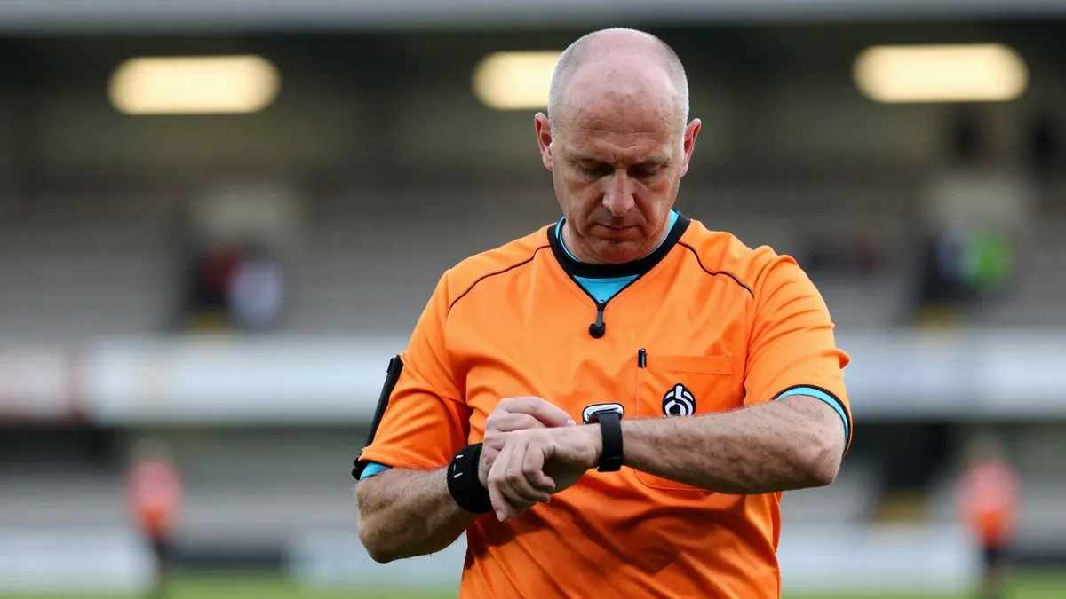 Luton Town’s match against Notts County was marred by referee Ben Speedie issuing eight yellow cards, including five to...