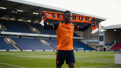 Luton Town striker Gbode joins Shrewsbury on loan