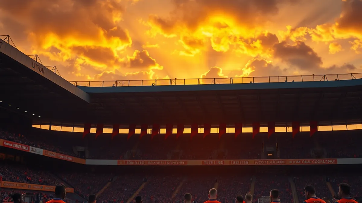 Luton Town FC: George Enjoys the Atmosphere at Kenilworth Road